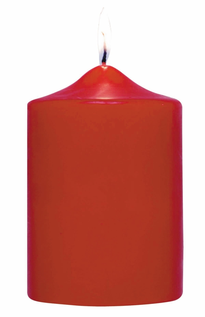 AI-C203-53_Q01 Red Pillar Candle