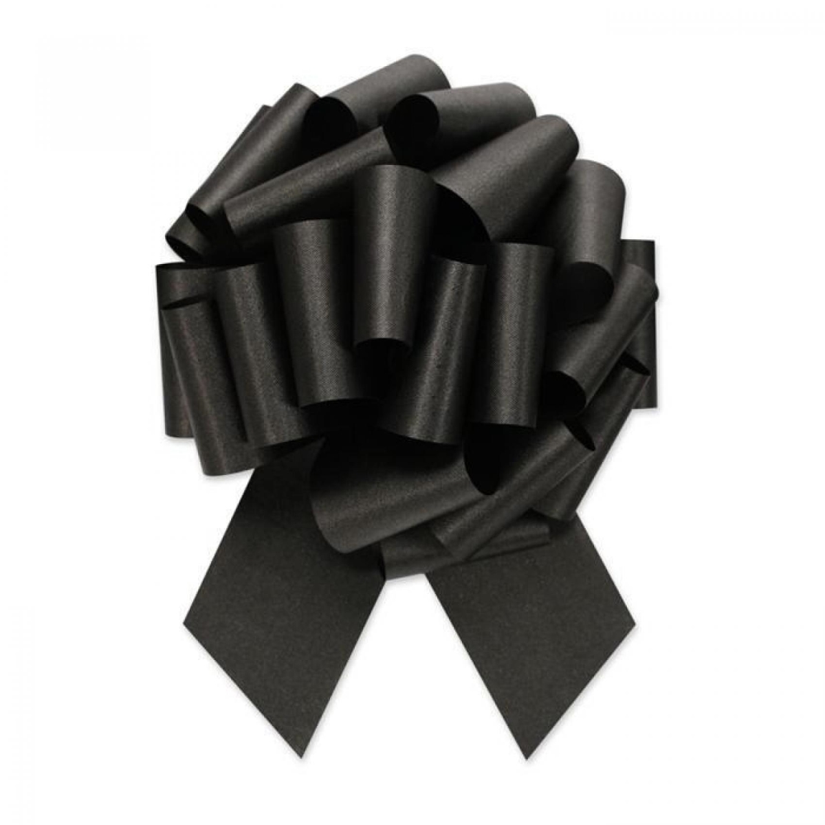AI-BPF526_Q01 50Pcs- 4'D Pullbow Black Ribbon