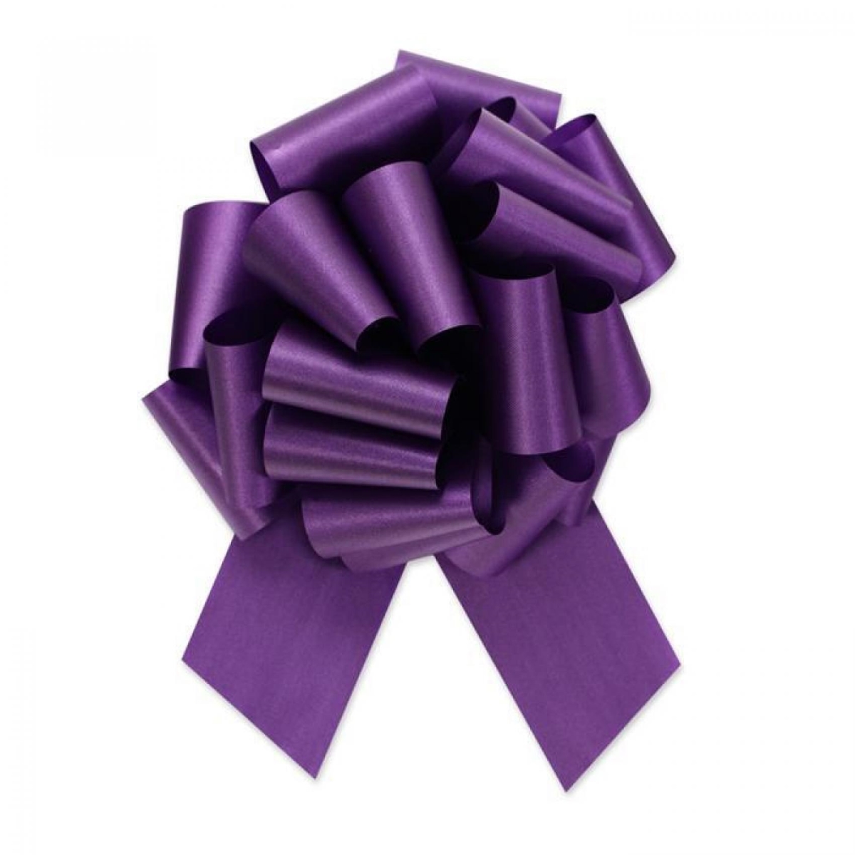 AI-BPF909_Q01 50Pcs- 5.5'D Pullbow Purple Ribbon