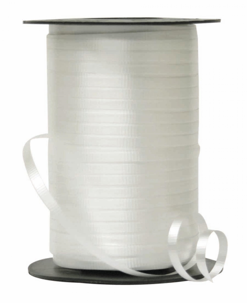 AI-01_Q01 3/16'X500Yds White Curling Ribbon