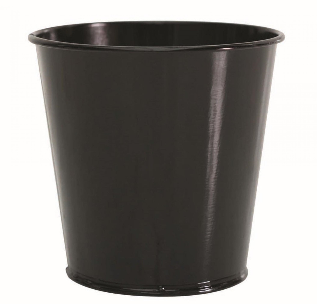 AI-GA3581B_Q01 Black Painted Metal Bucket Planter