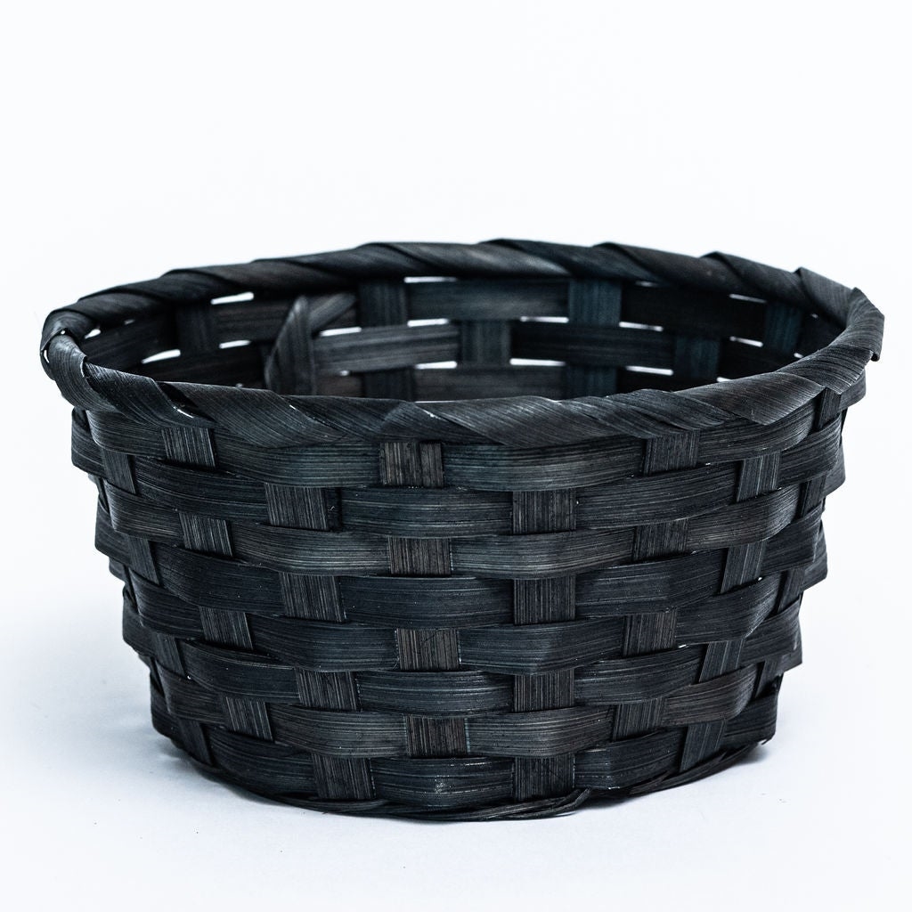 AI-2016BR_Q01 Round Brown Bamboo Basket