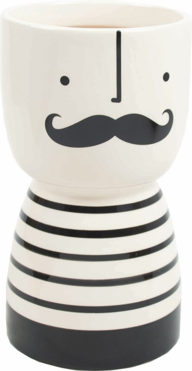AI-CE60HUG_Q01 Hugo-Man With A Mustache Planter