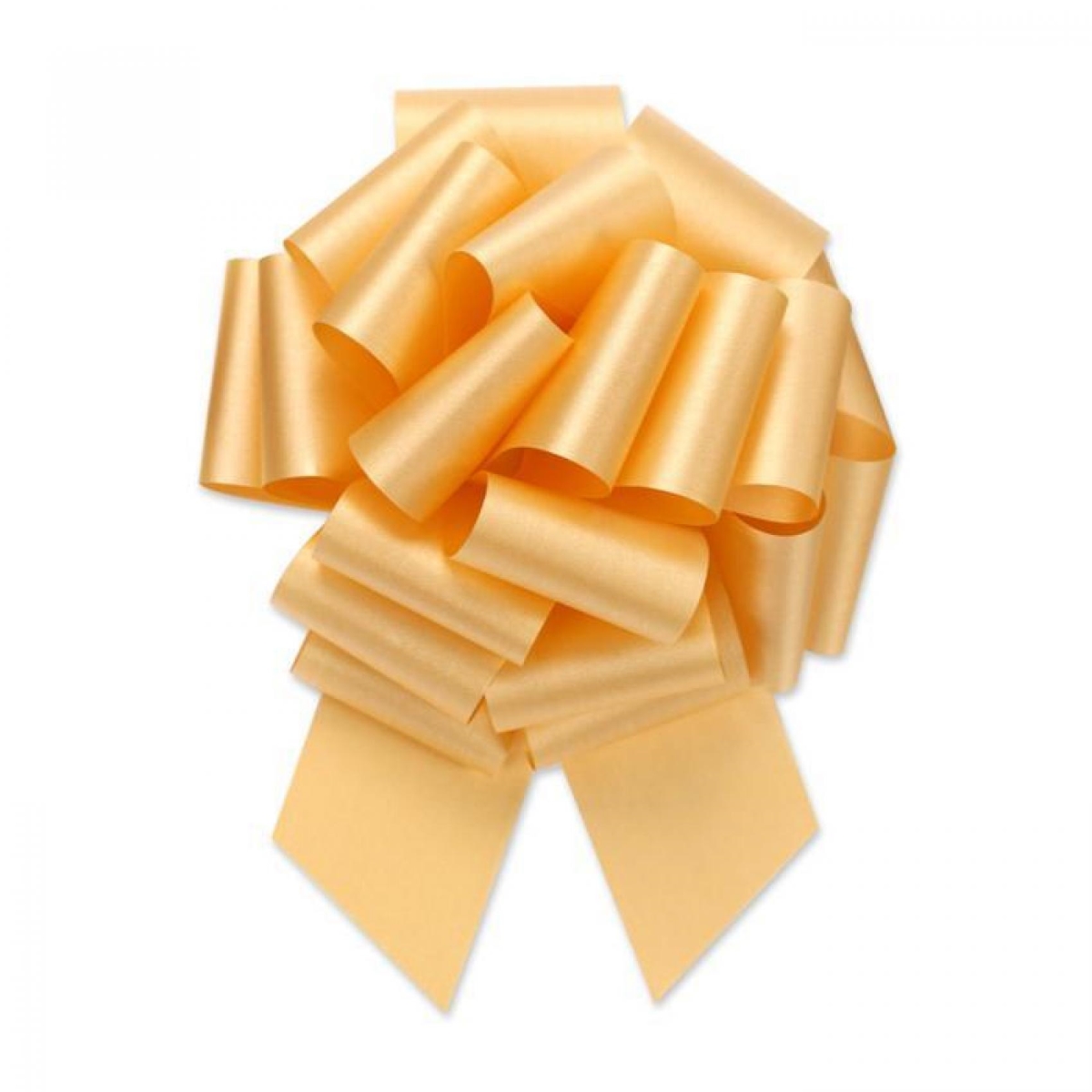 AI-BPF515_Q01 50Pcs- 4'D Pullbow Gold Ribbon