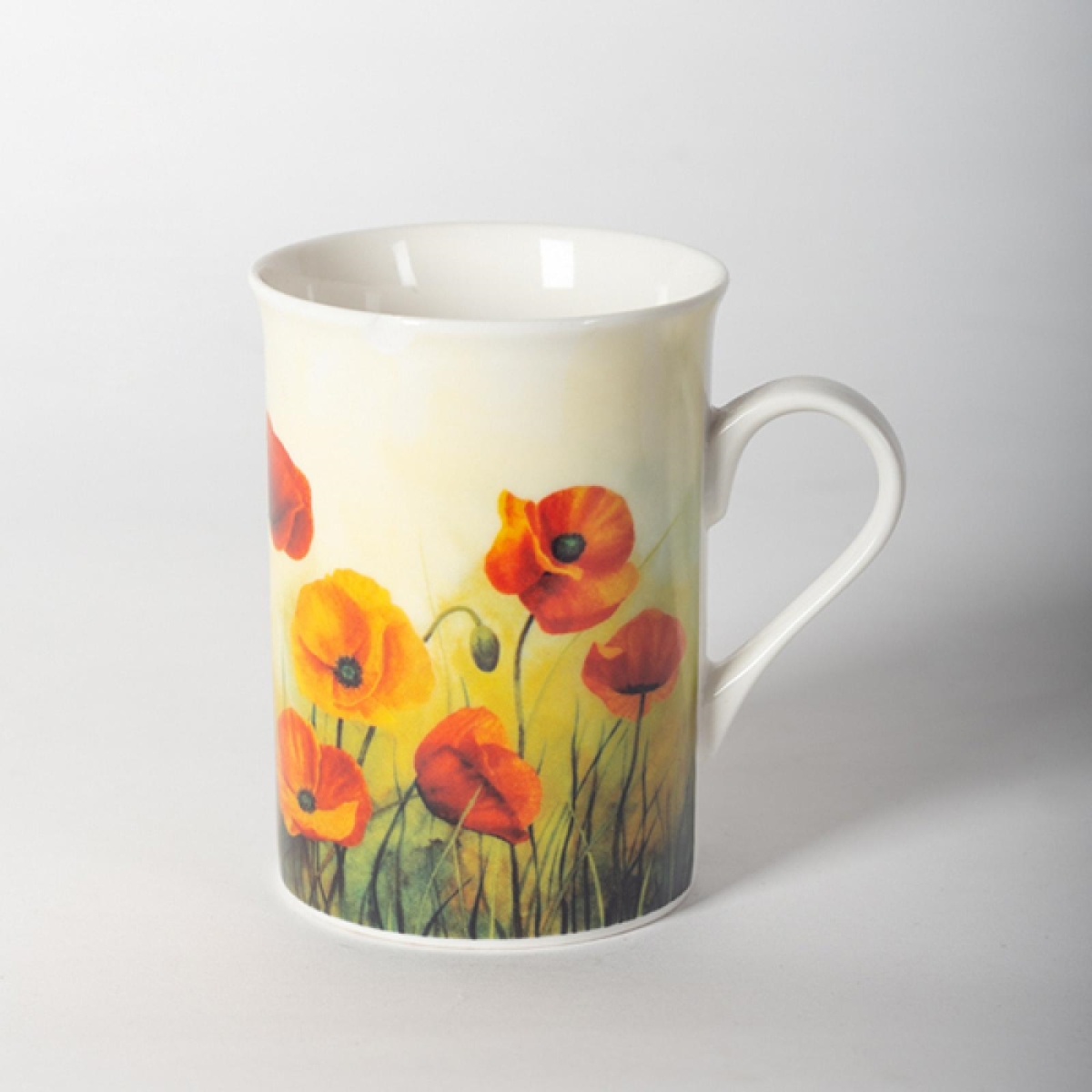 Picture of MDR Trading Inc. FP-MUG-5716_Q01 Porcelain Poppies Mug