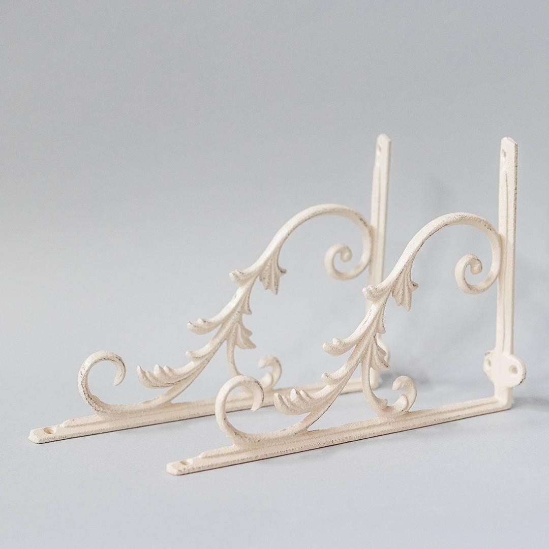 FP-KIN-218-W_Q01 White Cast Iron Decorative Bracket