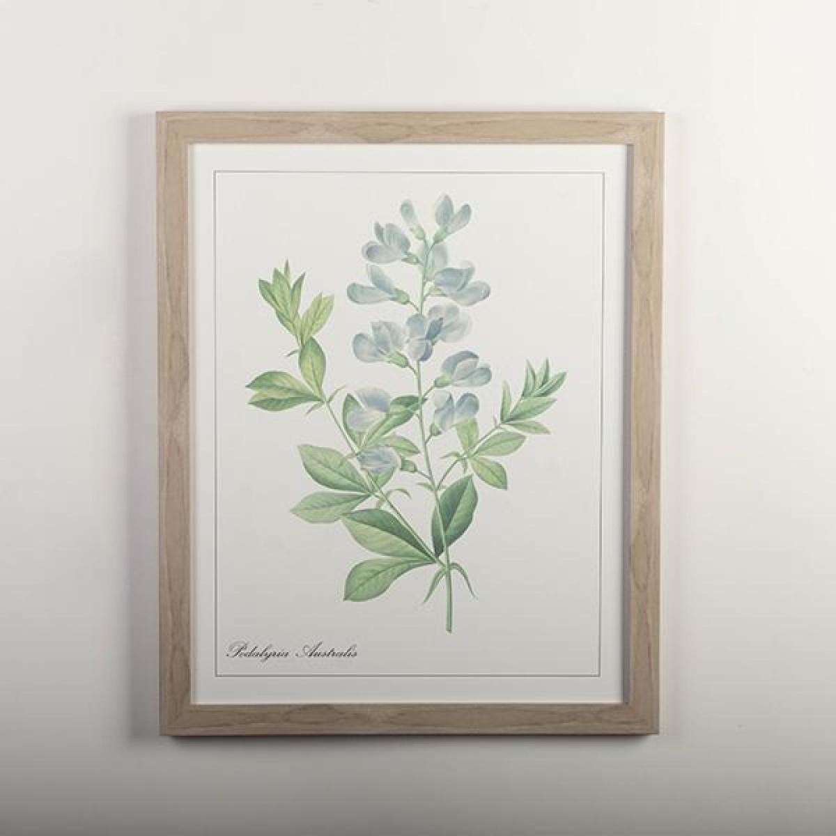 FP-LIN-058_Q01 Framed Print Blue Wild Indigo Wall Decor