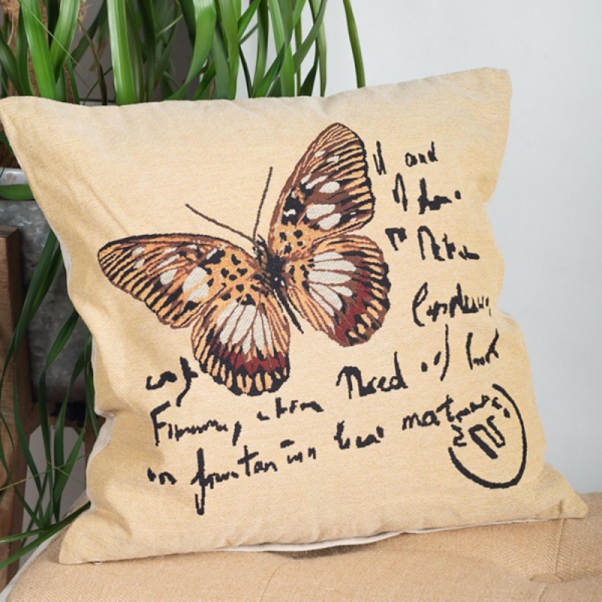 Picture of MDR Trading Inc. FP-TXPC-070_Q01 Butterfly Cushion Cover