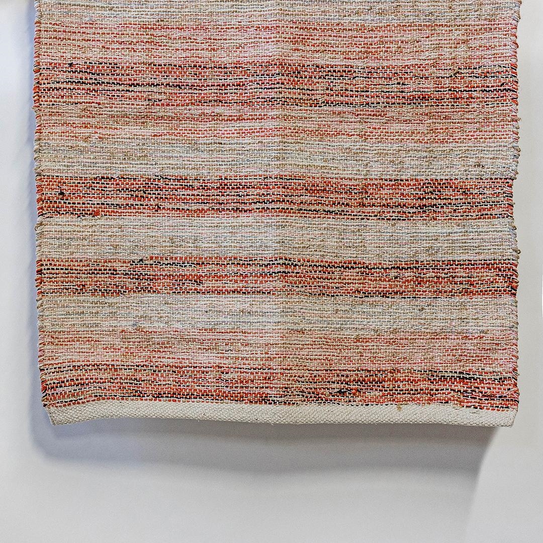 FP-IMT-011_Q01 Woven Striped Cotton Rug