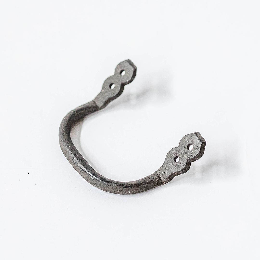 FP-KIN-118_Q01 Black Cast Iron Drawer Handle
