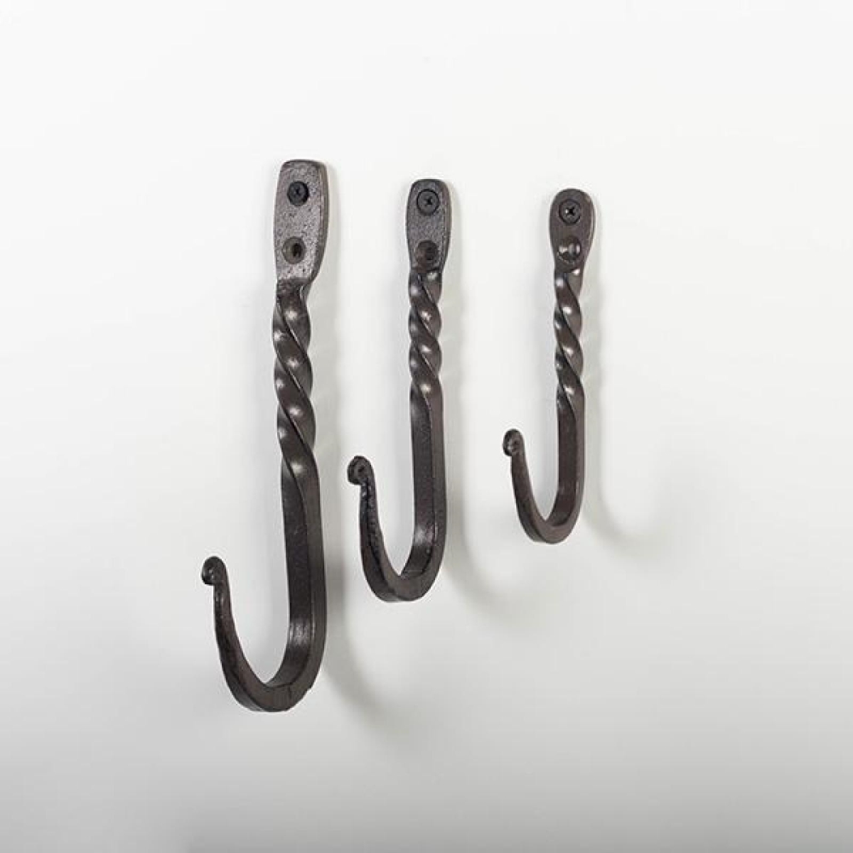 FP-KIN-205 Set Of 3 Cast Iron Wall Hooks