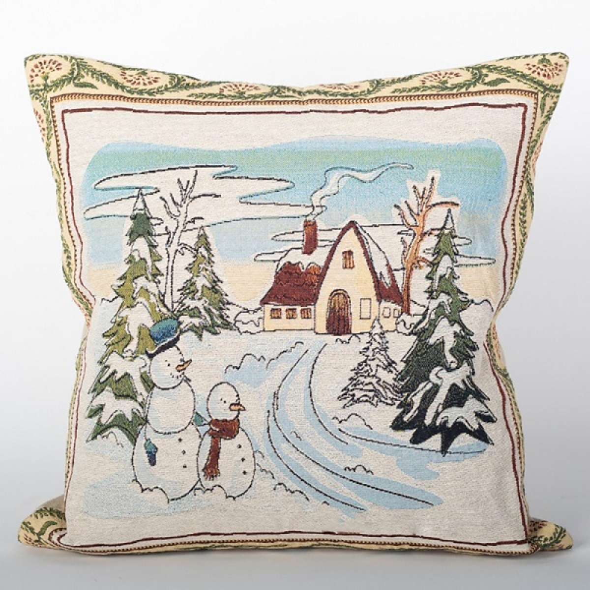 Picture of MDR Trading Inc. FP-TXPC-036_Q01 Winter At The House Cushion Cover