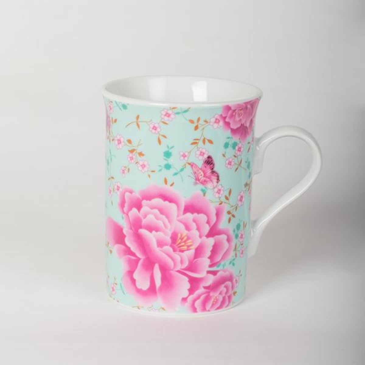 Picture of MDR Trading Inc. FP-MUG-R097_Q01 Porcelain Peonies Mug