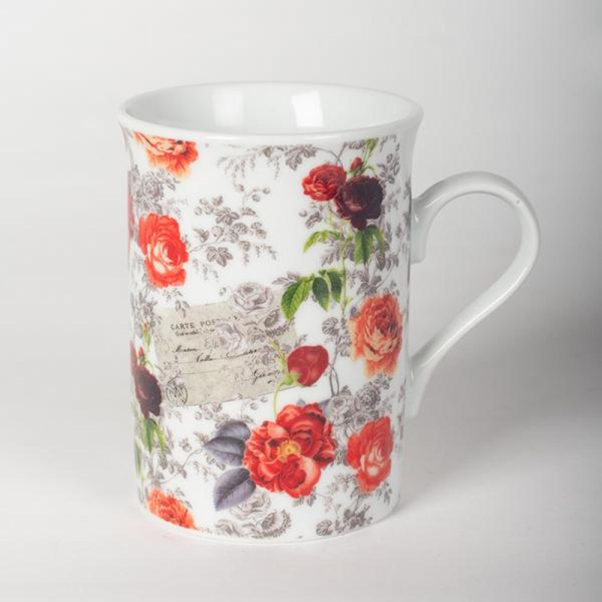 Picture of MDR Trading Inc. FP-MUG-R107_Q01 Porcelain Roses Mug