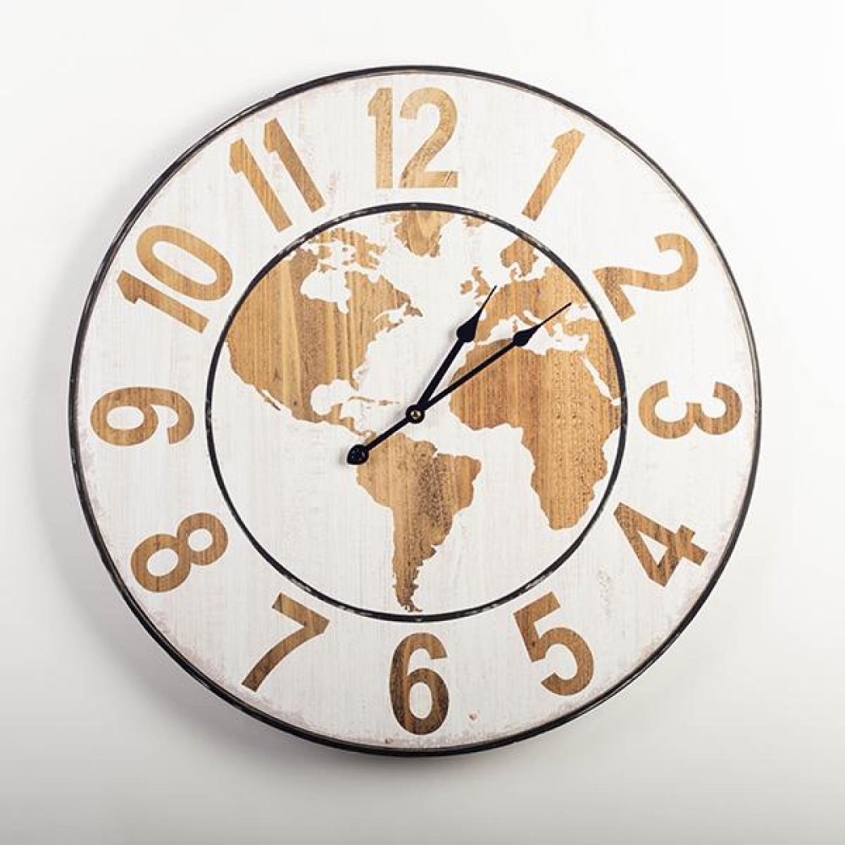 FP-MIN-289_Q01 World Map Wall Clock