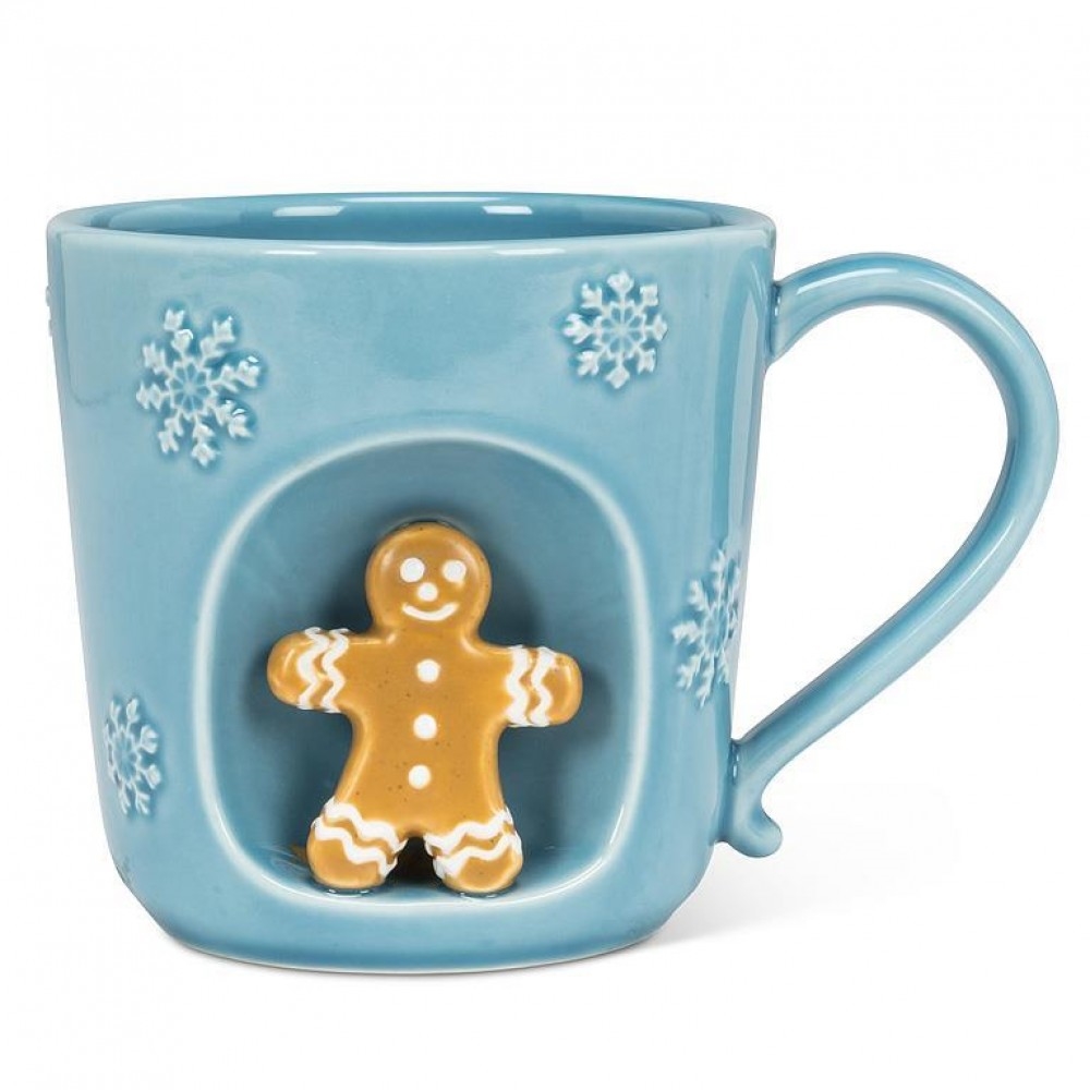 AB-27-ALCOVE-641_Q01 Snowflake With Gingerbread Man Mug