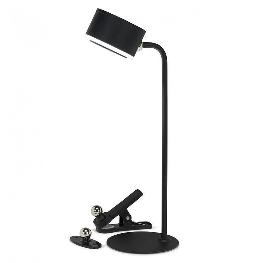 AB-27-POPLITE-03-BLK 4 Piece Drum Magnet Led Lamp