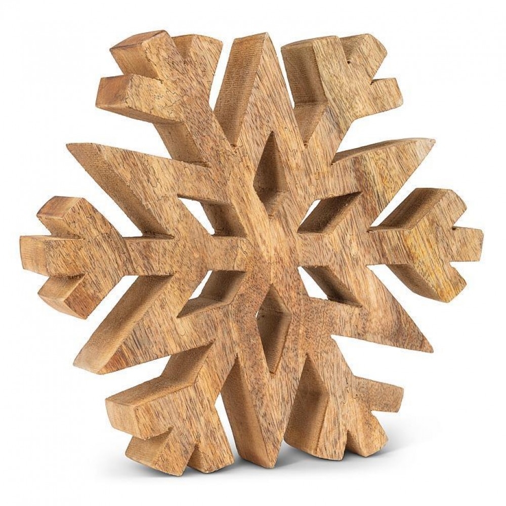 AB-43-TRINITY-794-LG_Q01 Large Thick Cutout Snowflake Figurine