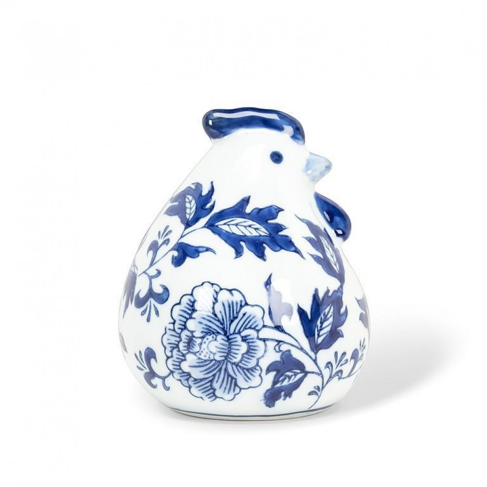 AB-27-INDIGO-110_Q01 Medium Chicken Figurine