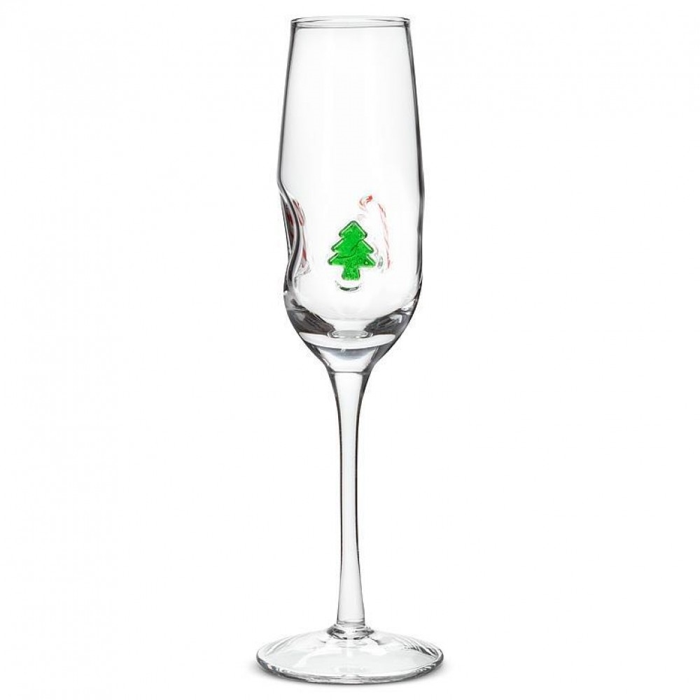 Picture of MDR Trading Inc. AB-27-JOLLY-FLUTE_Q01 Holiday Icons Flute Glass