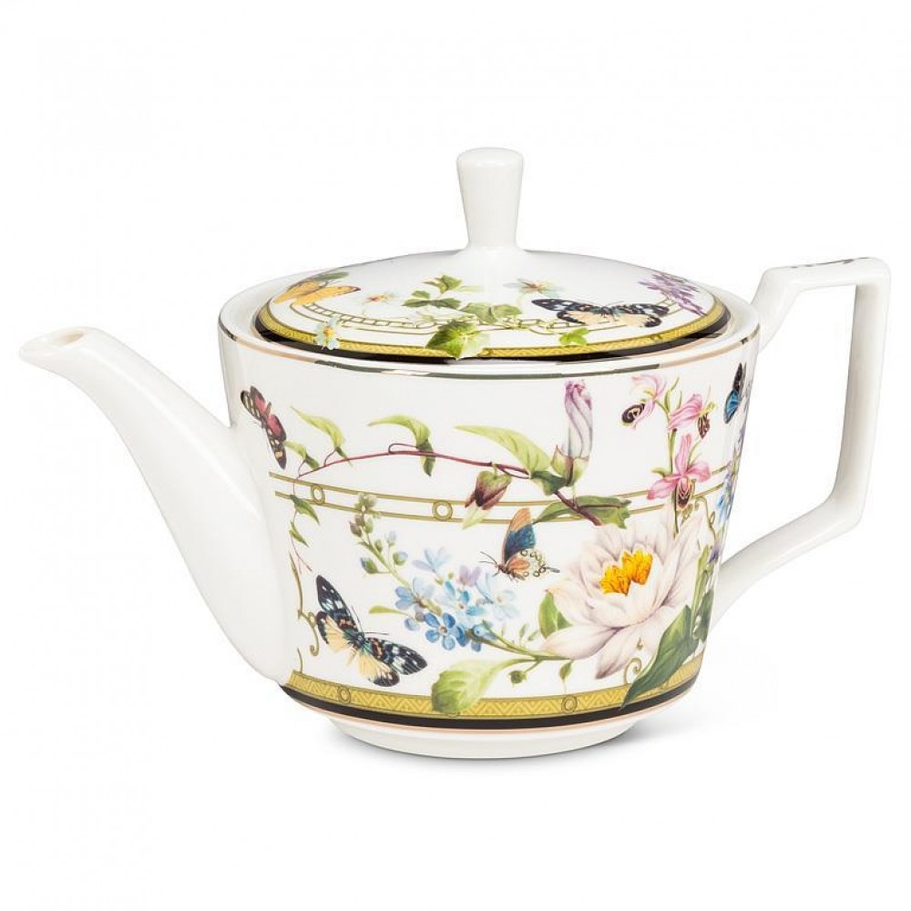 Picture of MDR Trading Inc. AB-27-SHANGRILA-TPOT Butterfly Garden Teapot