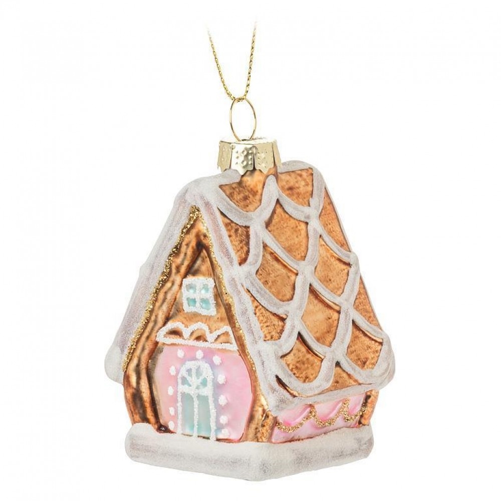 AB-18-WHIMSY-GINGER_Q01 Mini Gingerbread House Ornament