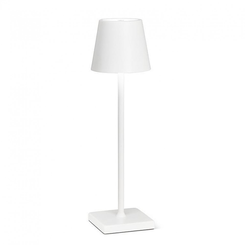AB-27-TRILITE-030-WHT Classic Shade Led Bottle Table Lamp