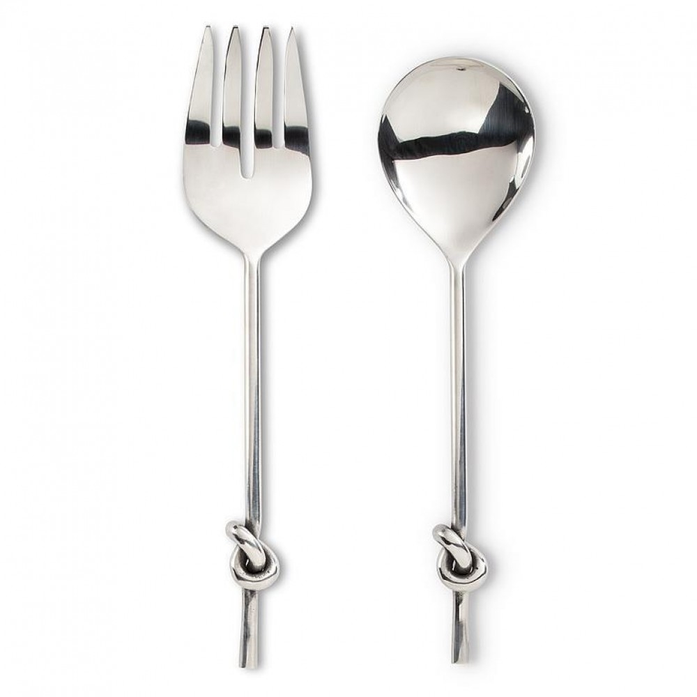 Picture of MDR Trading Inc. AB-36-KNOT-SET Knot Handle Salad Serving Utensils