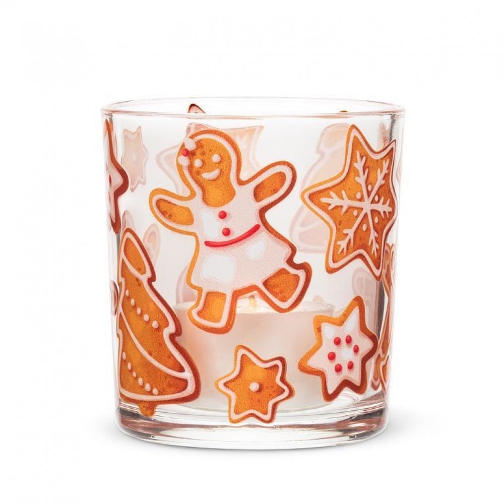Gingerbread Cookies Votive Candle Holder