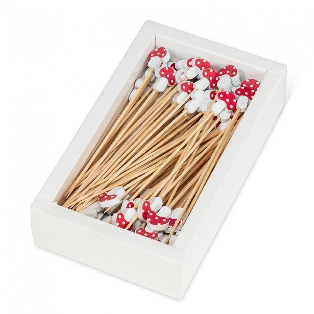 Picture of MDR Trading Inc. AB-27-CANAPE-13 Set Of 100 Mushroom Cocktail Pick
