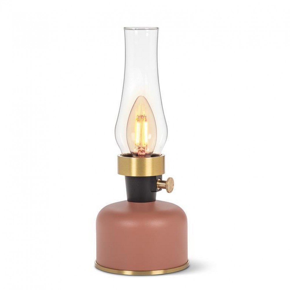 AB-27-LAMPLITE-231-TERRA Lantern Look With Chimney Led Lamp