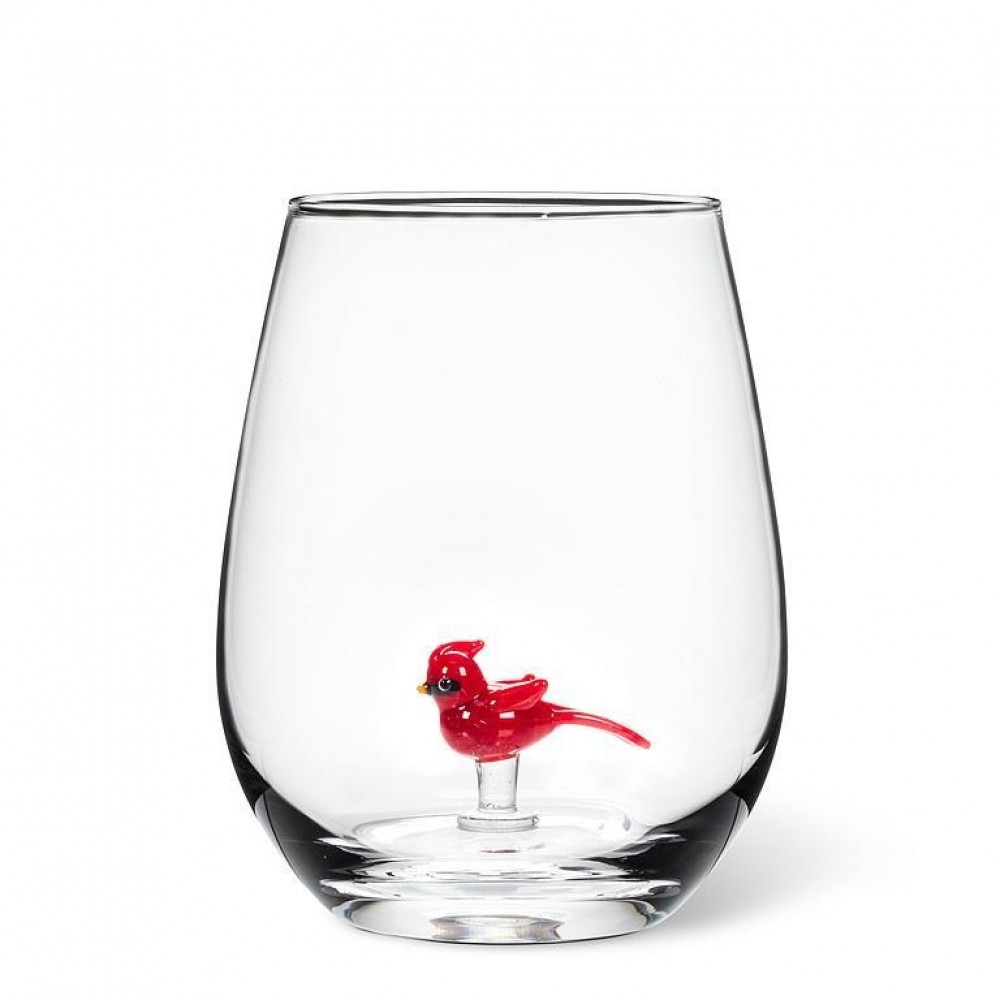 Picture of MDR Trading Inc. AB-27-VINO-029_Q01 Cardinal With Crest Stemless Wine Glass