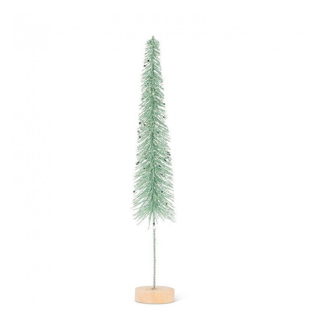 Skinny Glitter Brush Tree Figurine