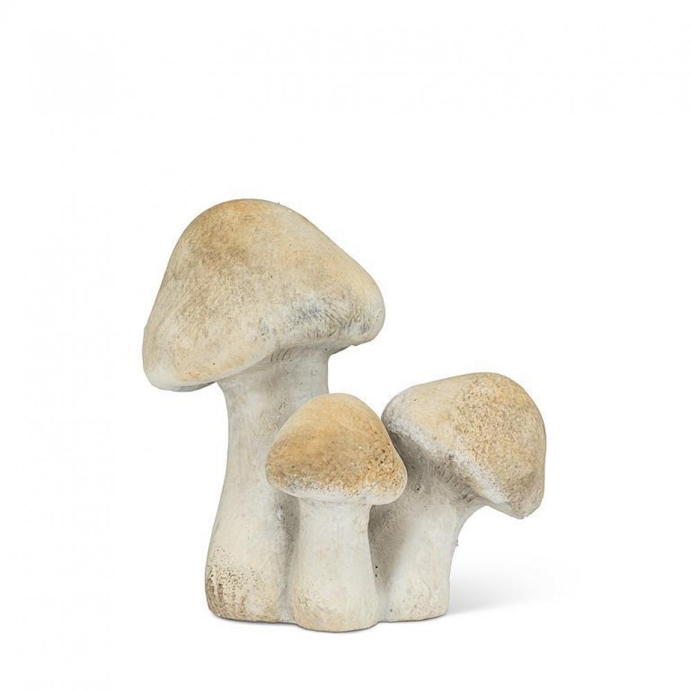 AB-27-MUSHROOM-032_Q01 Small Three Mushroom Cluster Figurine