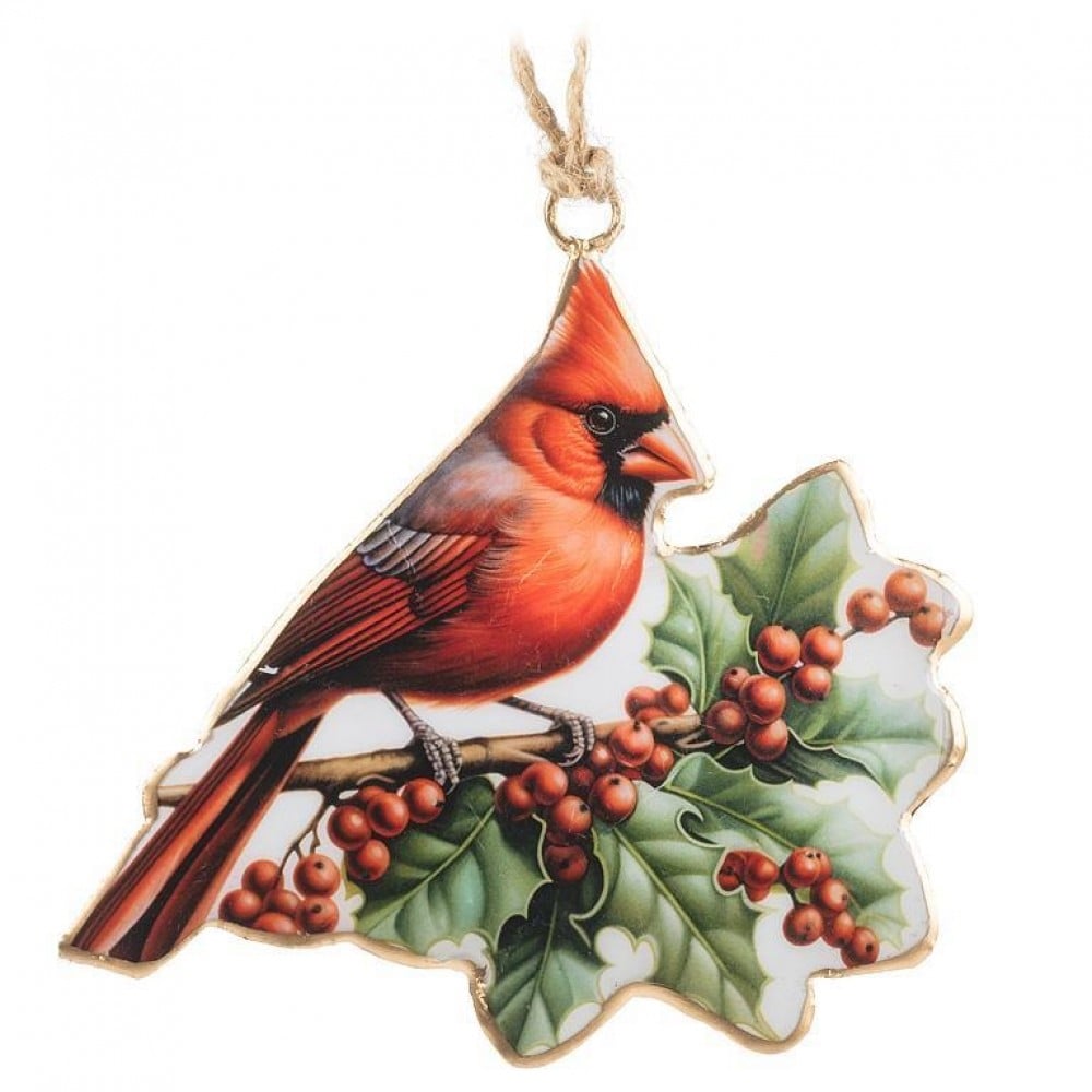 AB-37-IMPRINT-145_Q01 Cardinal & Holly Ornament