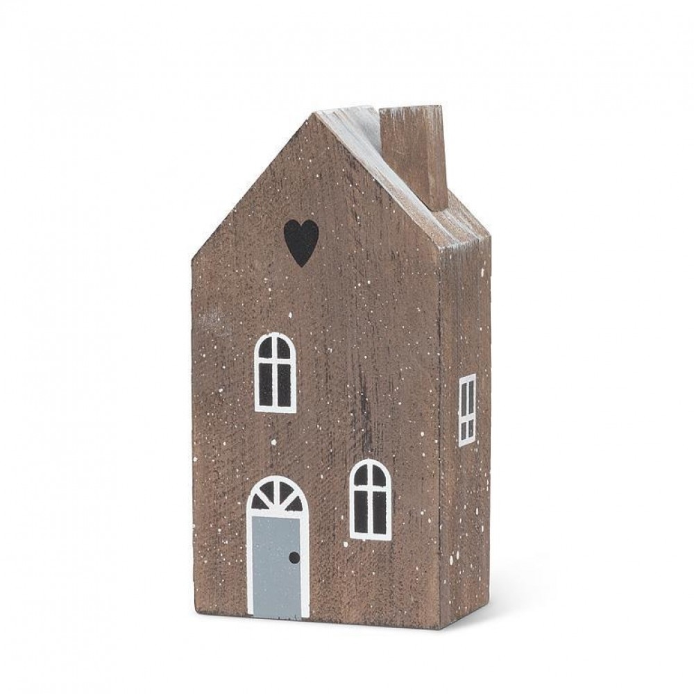 AB-27-WOODLAND-013_Q01 Medium Block House Figurine