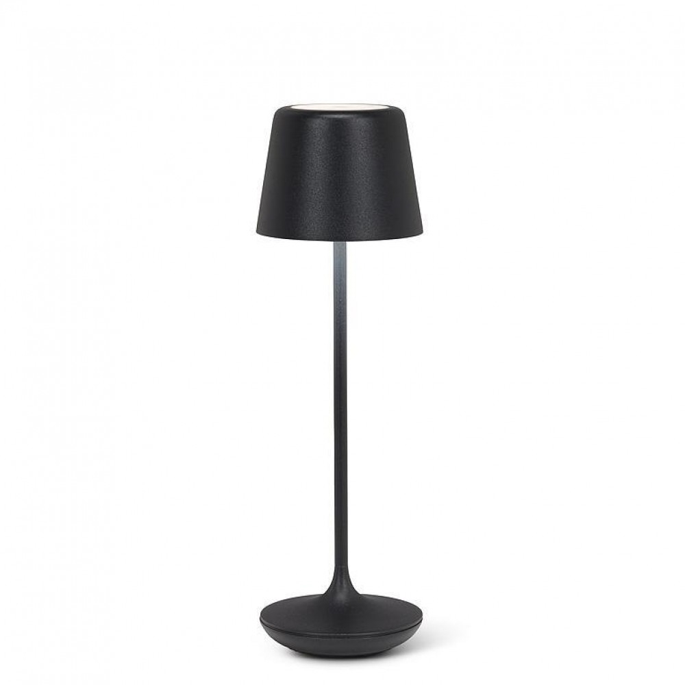 AB-20-MERCER-BLK Bell Shape Matte Black Led Lamp