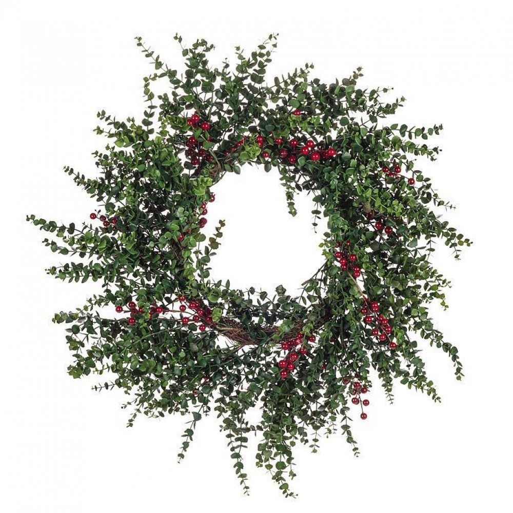AB-27-WINDSOR-11_Q01 Large Eucalyptus With Berries Wreath