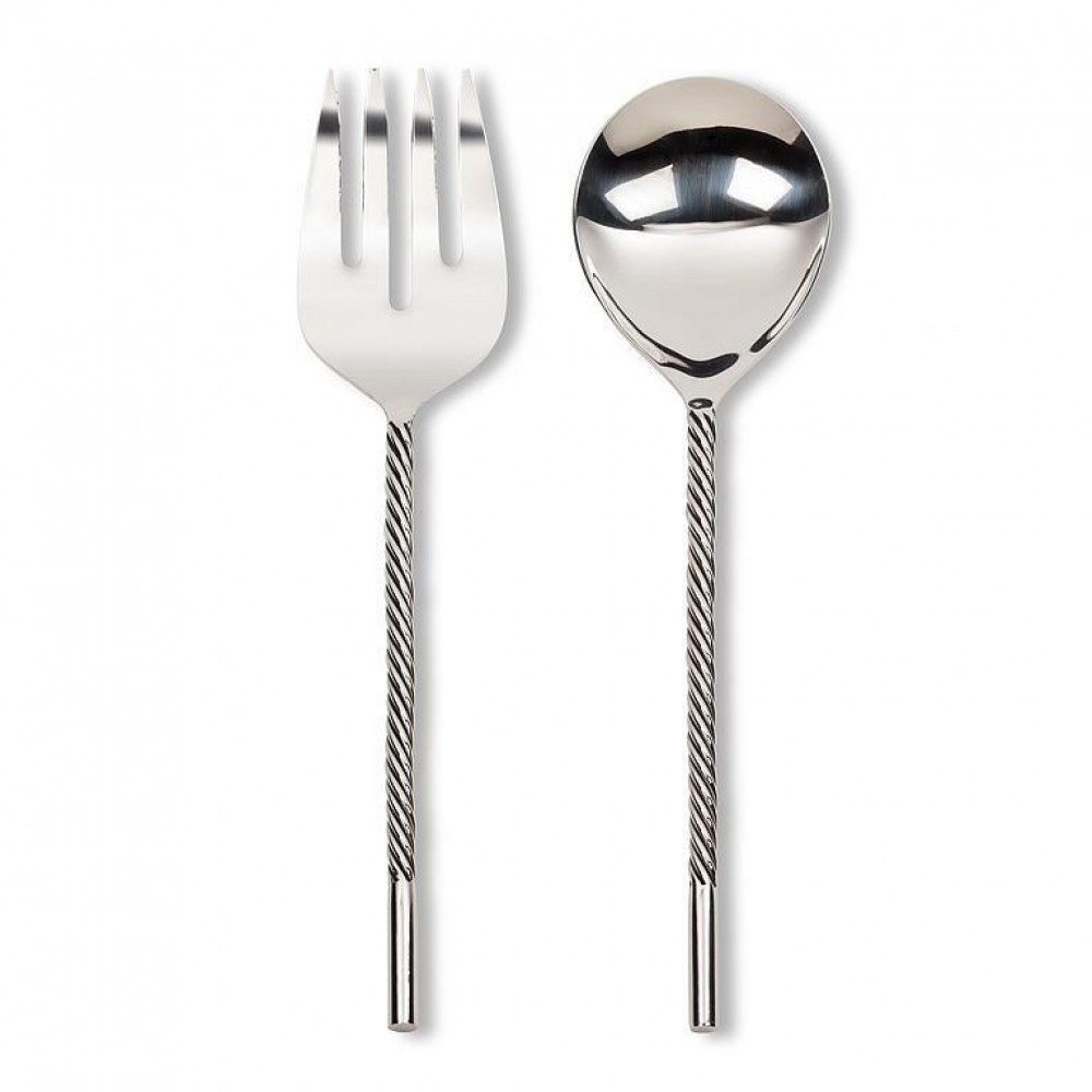 Picture of MDR Trading Inc. AB-36-TWIST-SET Twist Handle Salad Serving Utensils