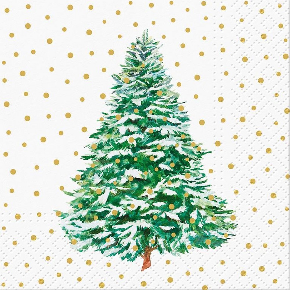 AB-88-L-241100_Q01 Luncheon Size Frosted Forest Napkins