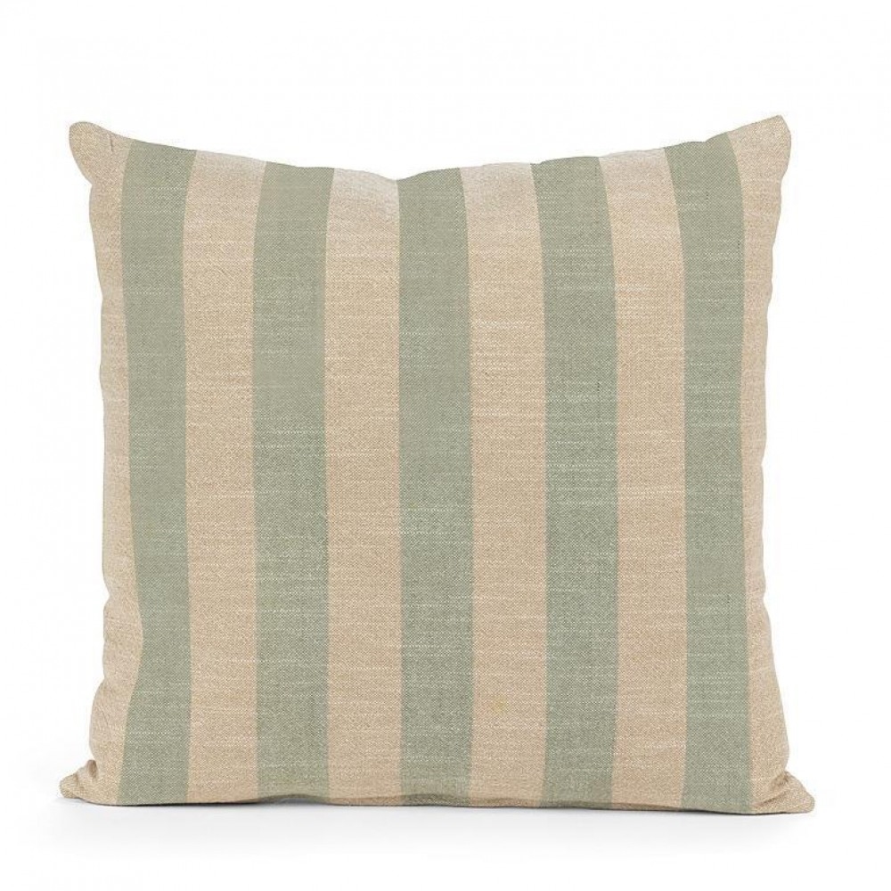 AB-46-DEAUVILLE-GRN Striped Throw Pillow