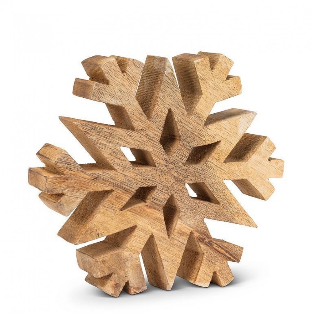 AB-43-TRINITY-794-MD_Q01 Medium Thick Cutout Snowflake Figurine