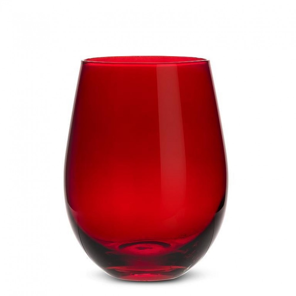 Picture of MDR Trading Inc. AB-27-CHEER-RED_Q01 Red Stemless Wine Glass
