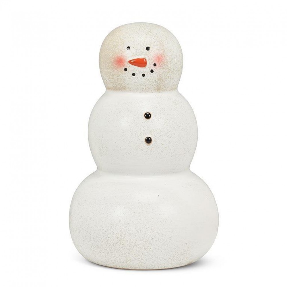 AB-27-IVES-1652_Q01 Large Happy Snowman Figurine