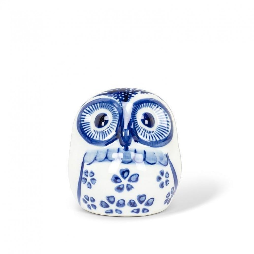 AB-27-INDIGO-006_Q01 Small Owl Figurine