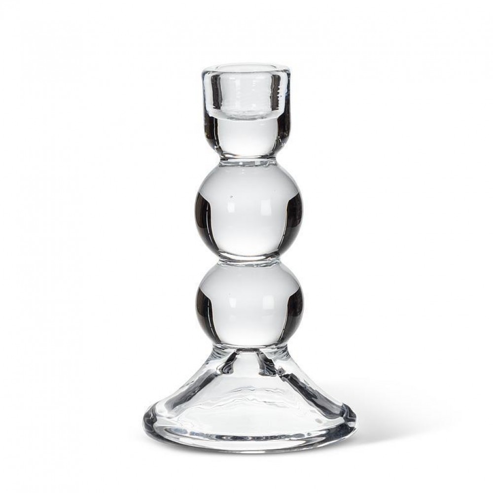 AB-27-ZIRCON-306_Q01 Large Ball Taper Candle Holder