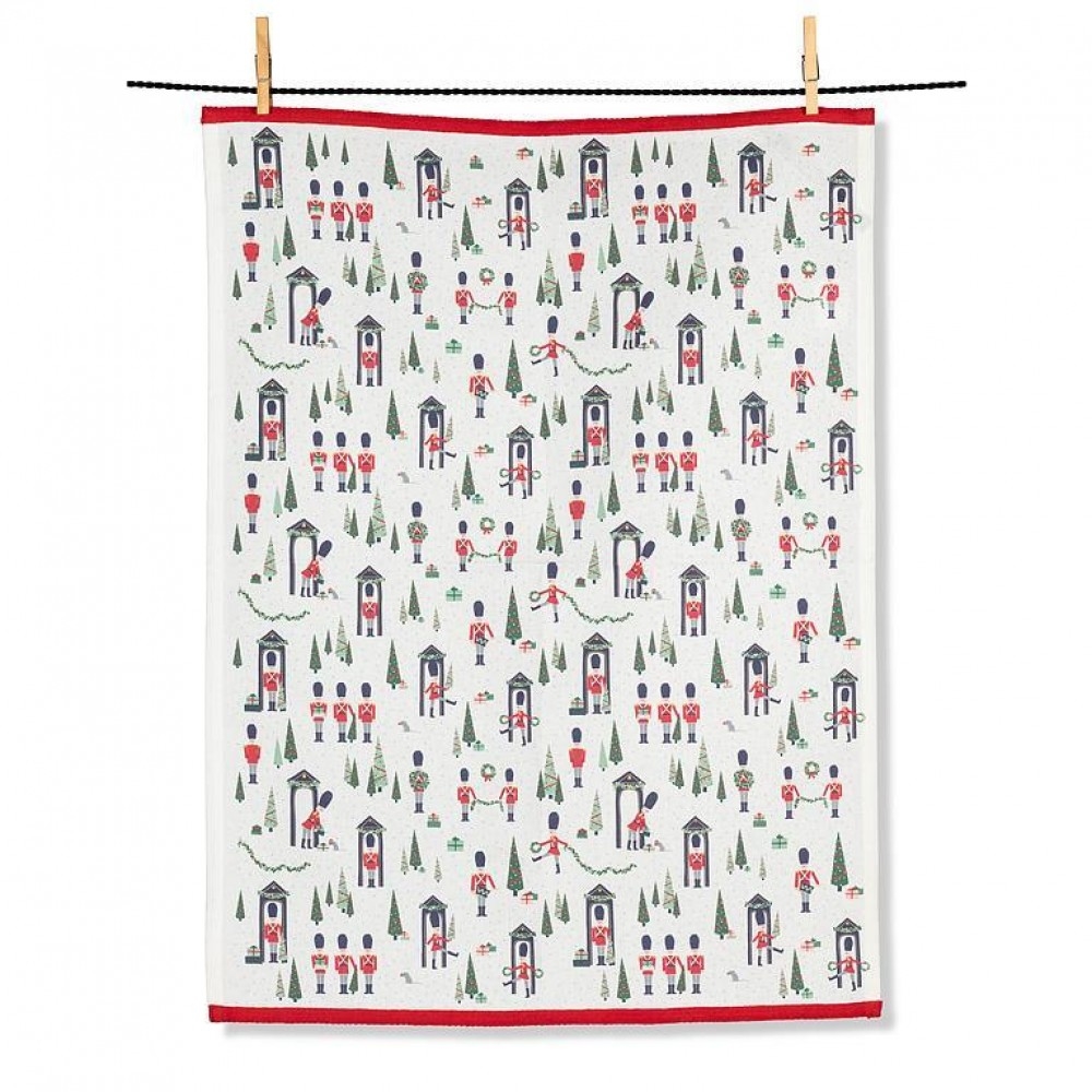 Picture of MDR Trading Inc. AB-56-KT-KRX-03 Holiday Toy Soldiers Tea Towel