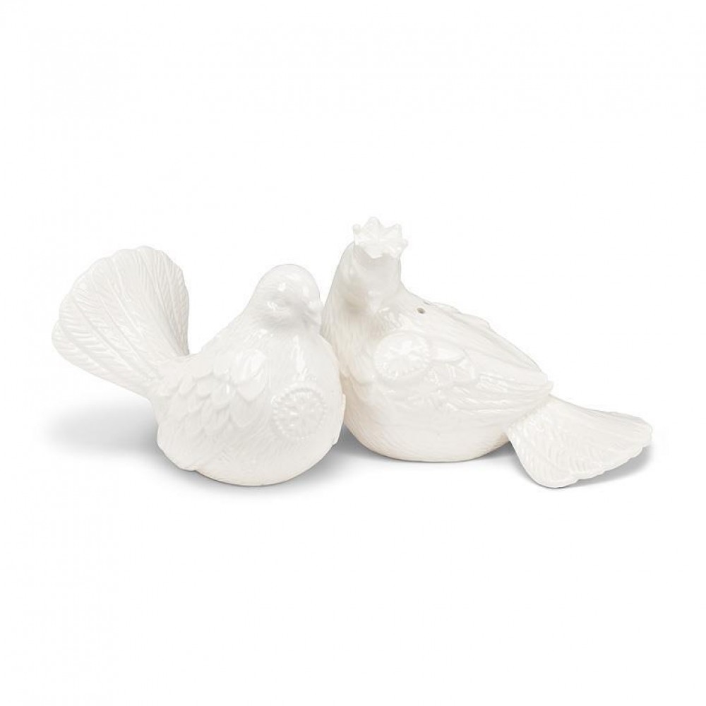 Picture of MDR Trading Inc. AB-27-BLANCO-104 Dove And Dove With Crown Salt & Pepper Shaker