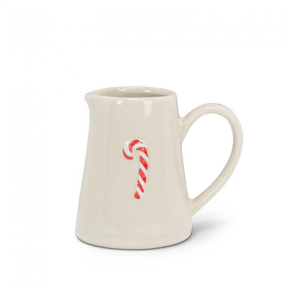 AB-27-SMIDGE-CANE_Q01 Candy Cane Mini Jug