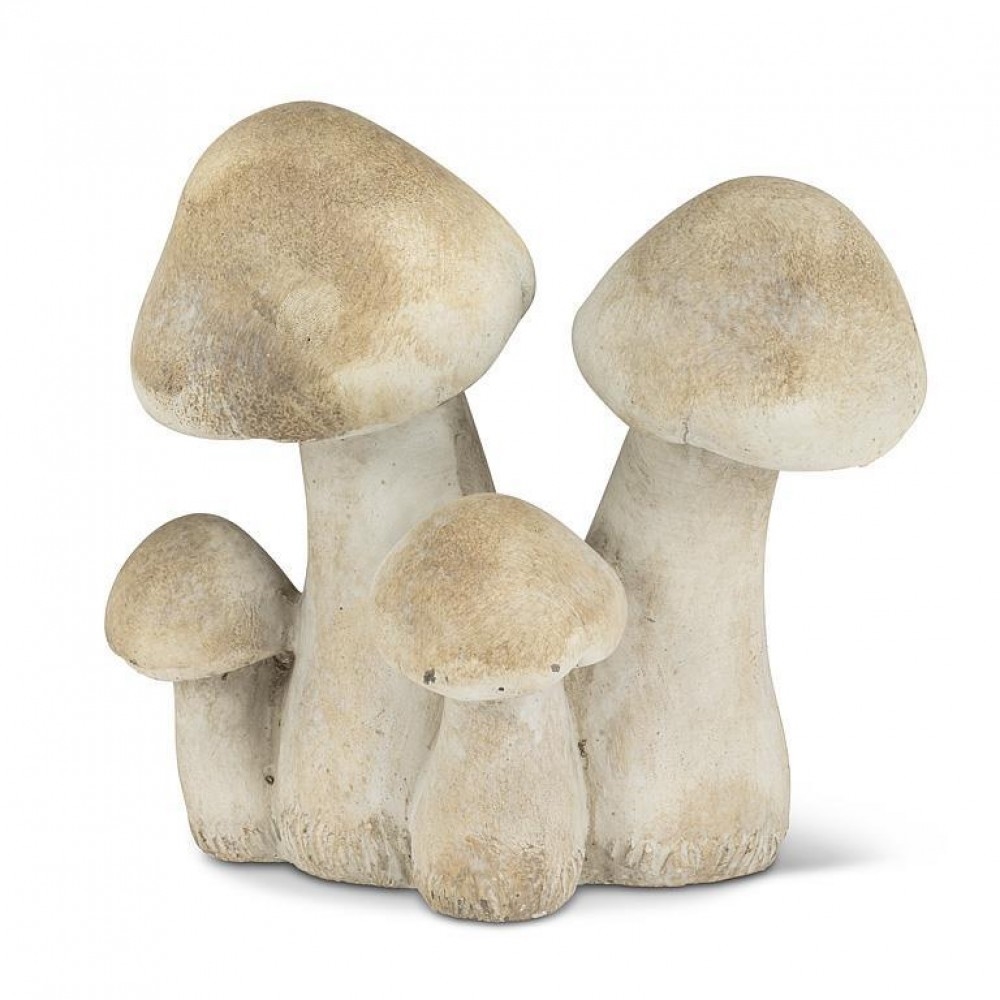 AB-27-MUSHROOM-034 Large Four Mushroom Cluster Figurine